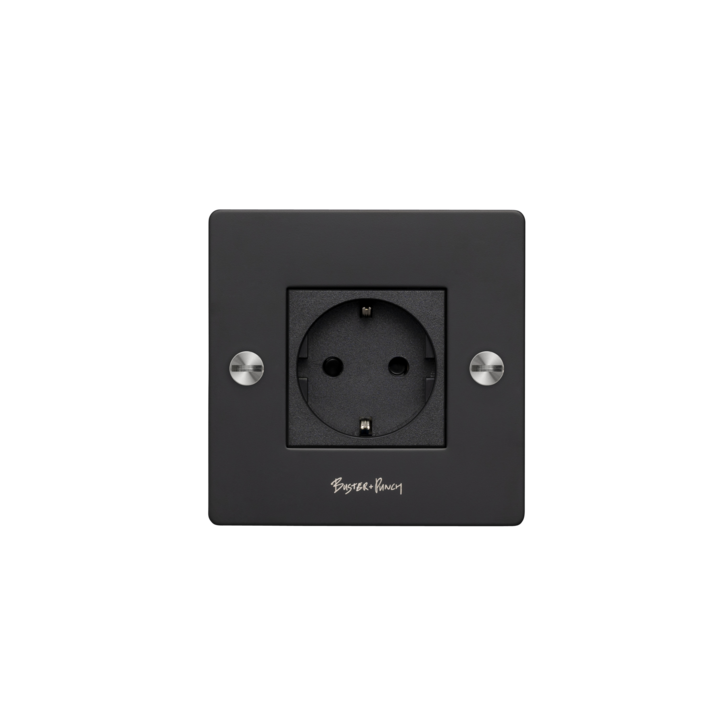 EU 1G SOCKET / SCHUKO TYPE F / CROSS