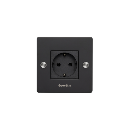 EU 1G SOCKET / SCHUKO TYPE F / CROSS