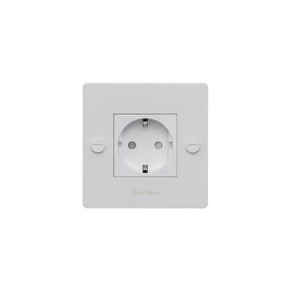 EU 1G SOCKET / SCHUKO TYPE F / CROSS