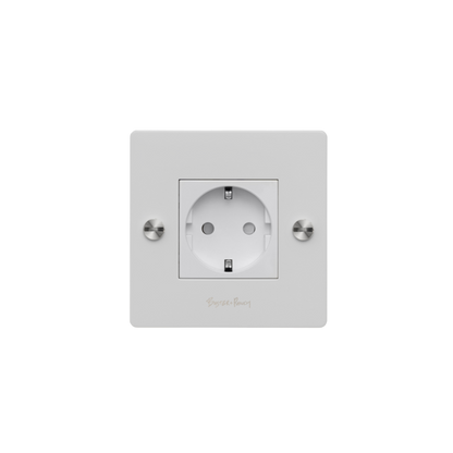 EU 1G SOCKET / SCHUKO TYPE F / CROSS