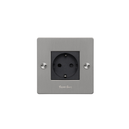 EU 1G SOCKET / SCHUKO TYPE F / CROSS