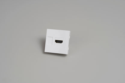 HDMI MODULE / 45 MM / WHITE