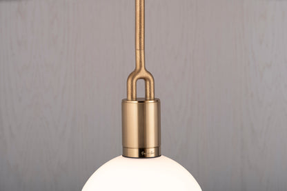 FORKED PENDEL / GLOBE / OPAL / MESSING