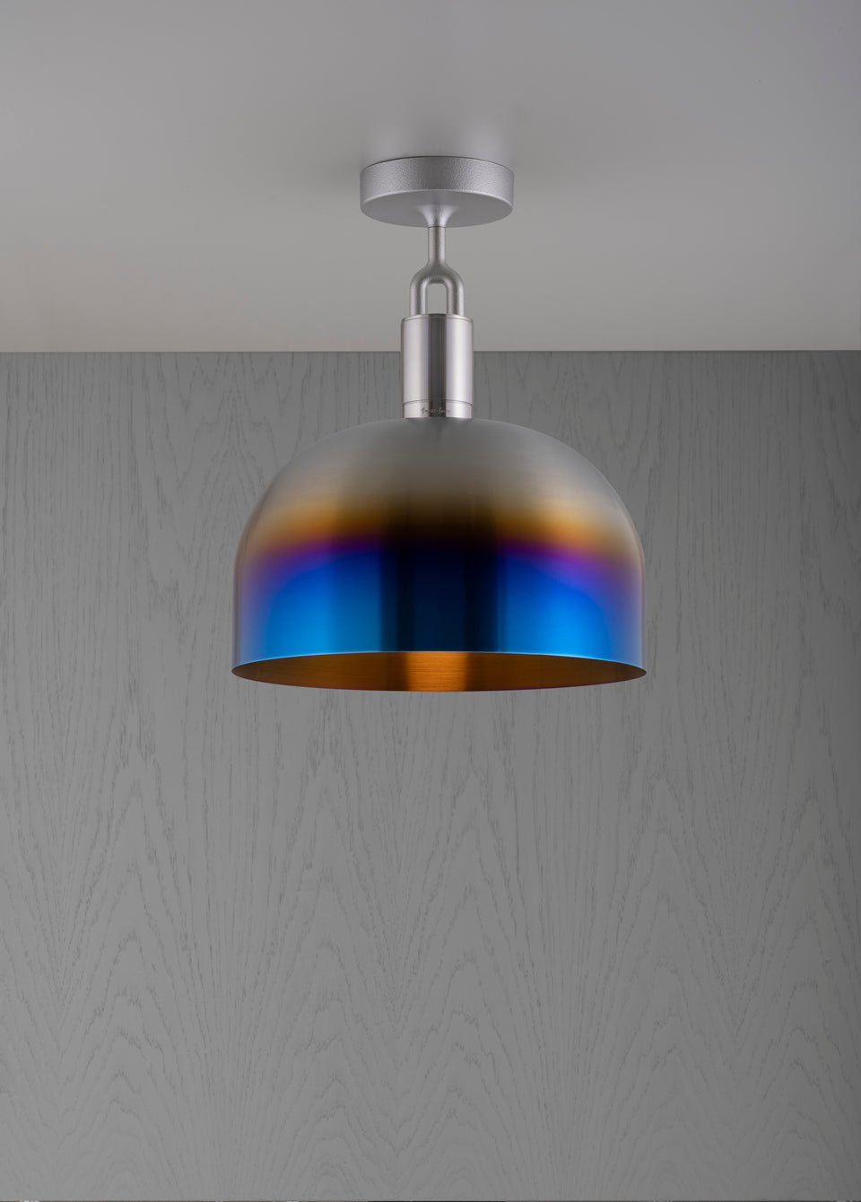 FORKED CEILING / SHADE / STOR / BRÆNDT STÅL