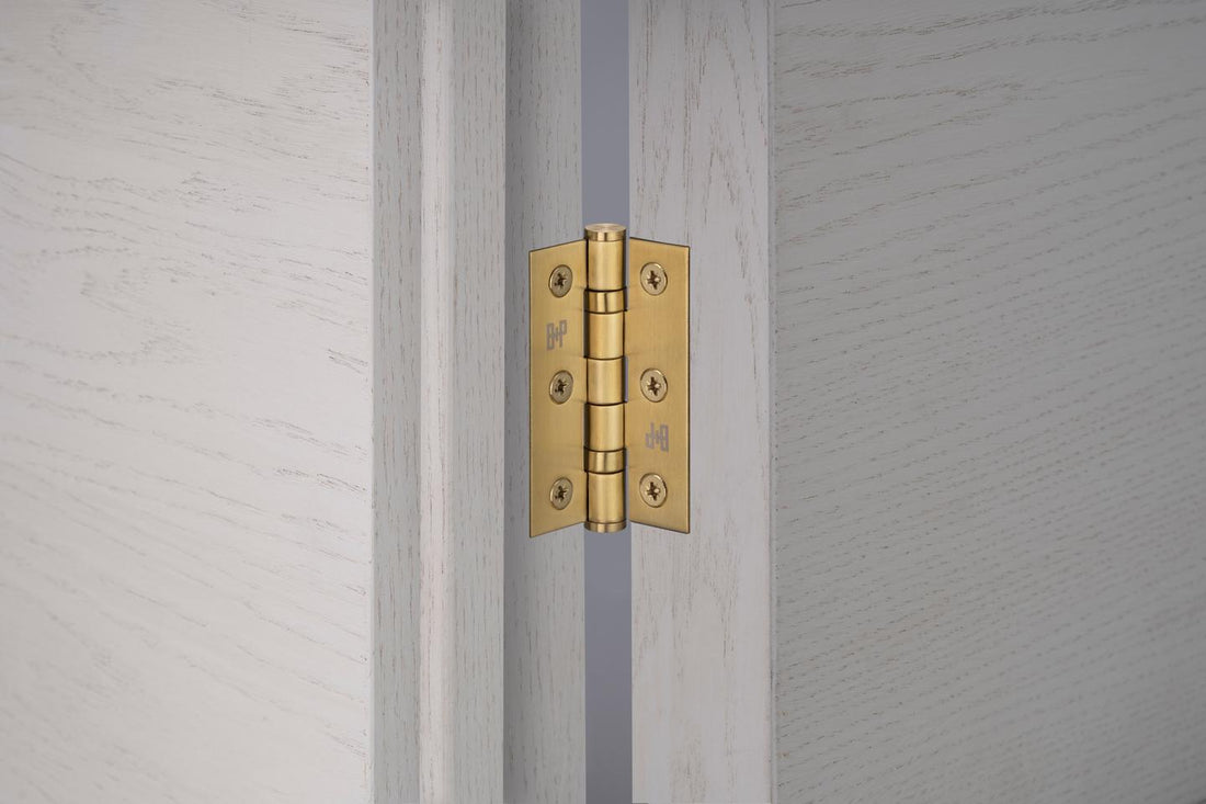 DØRHÆNGSEL / 76 X 51 X 2 MM / MESSING