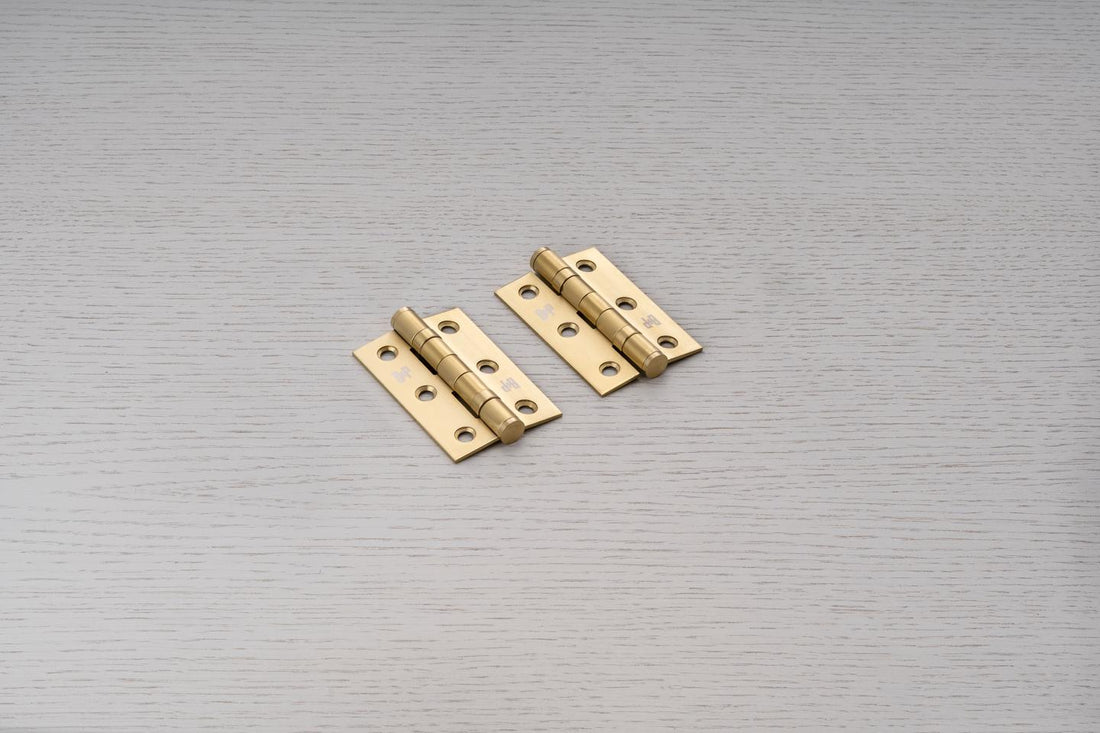 DØRHÆNGSEL / 76 X 51 X 2 MM / MESSING