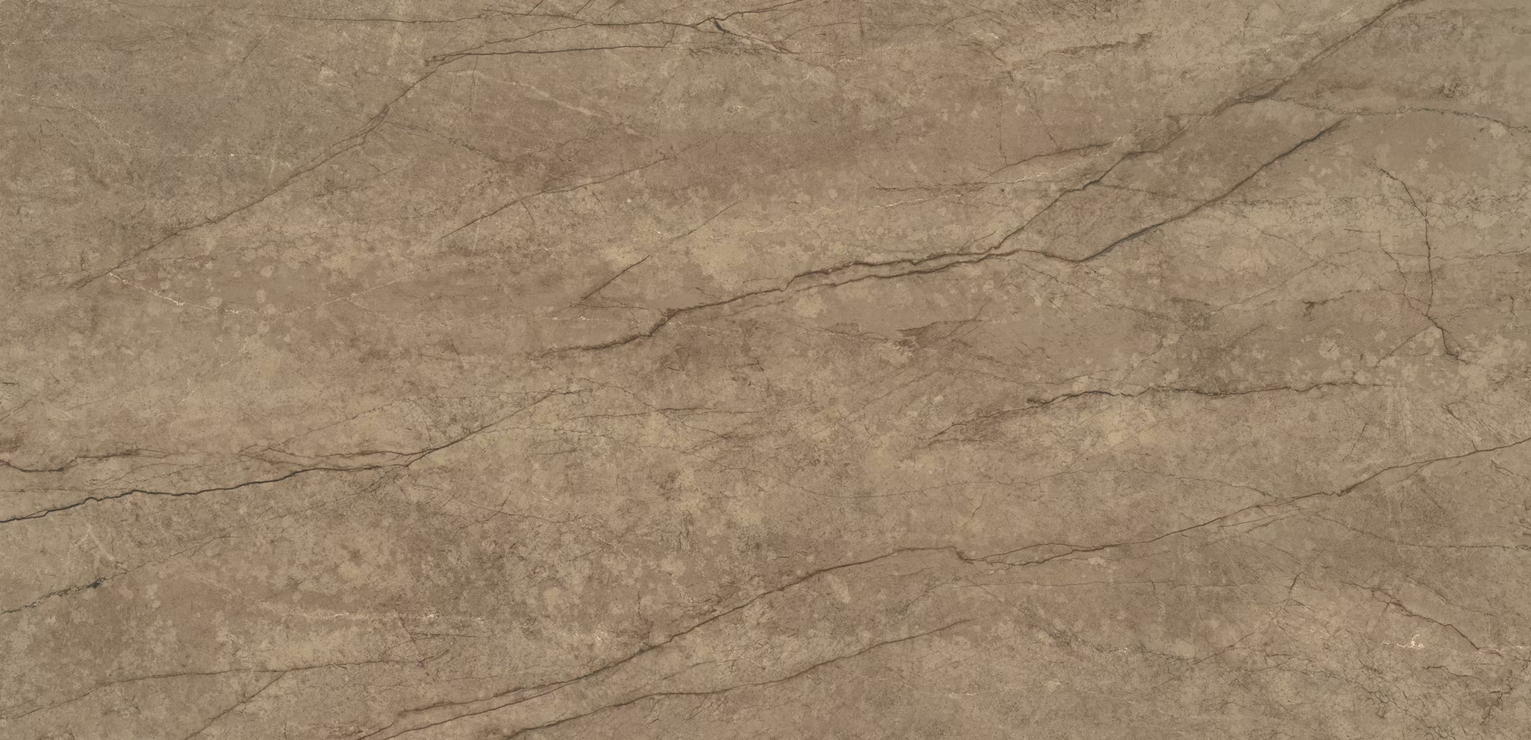 A close-up of a textured stone or concrete surface in warm taupe-brown with subtle gray veining and natural mottling.