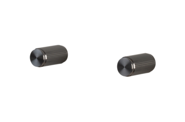 Furniture knob linear - gunmetal