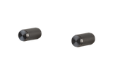 Furniture knob linear - gunmetal
