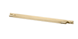 Linear pull bar plate - brass
