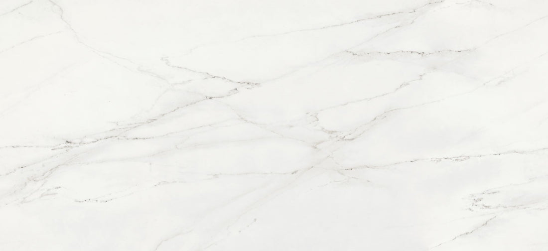 White marble tile with a subtle pattern