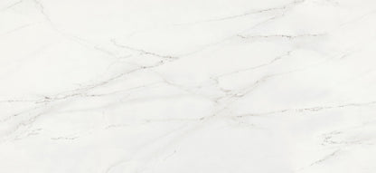 White marble tile with a subtle pattern
