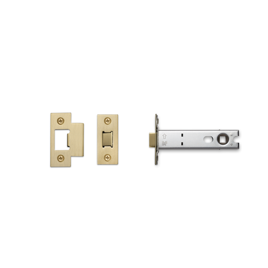 TUBELÅS / DØRKNOP / 82MM / MESSING