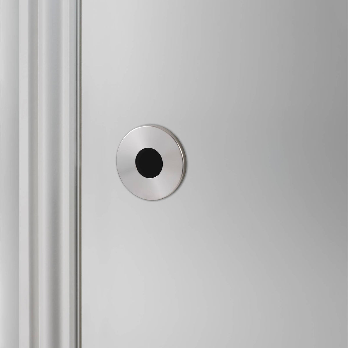 Buster + Punch escutcheon plate / swiss / circular profile – STEEL