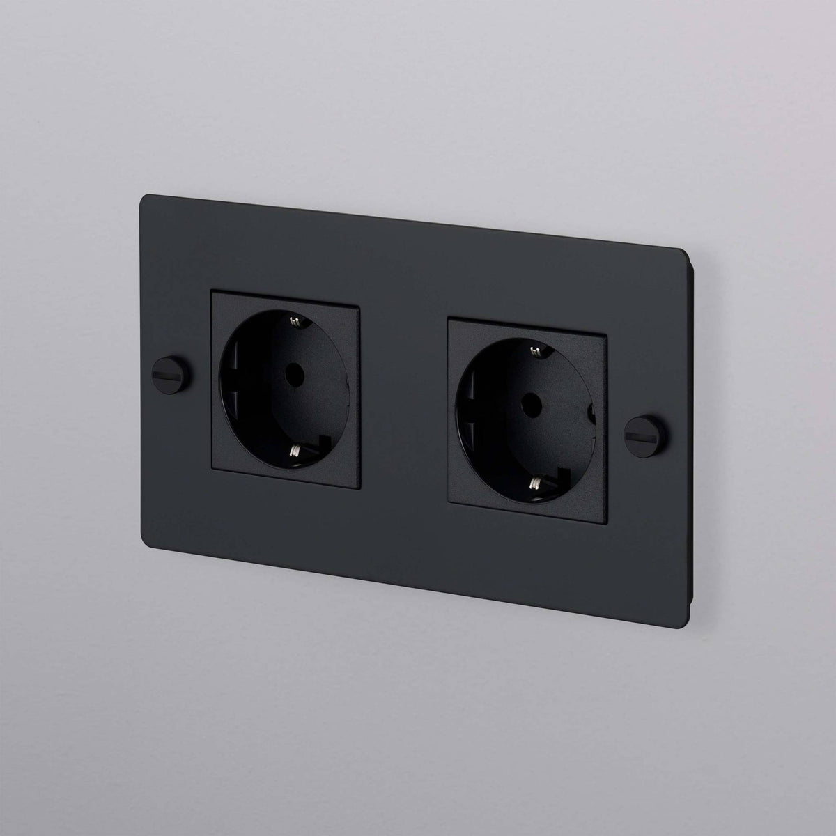 Buster + Punch eu 2g socket schuko type f non logo – Black