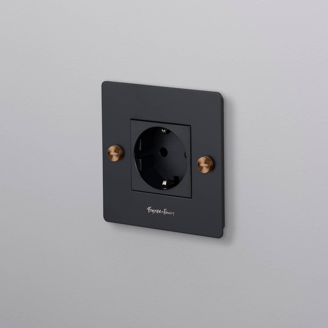 Buster + Punch 1g socket schuko type f cross with logo – Warm Sunset