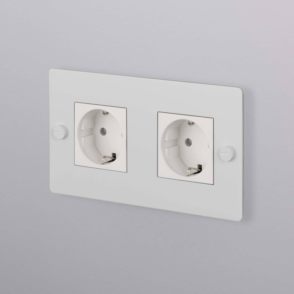 Buster + Punch eu 2g socket schuko type f non logo – White