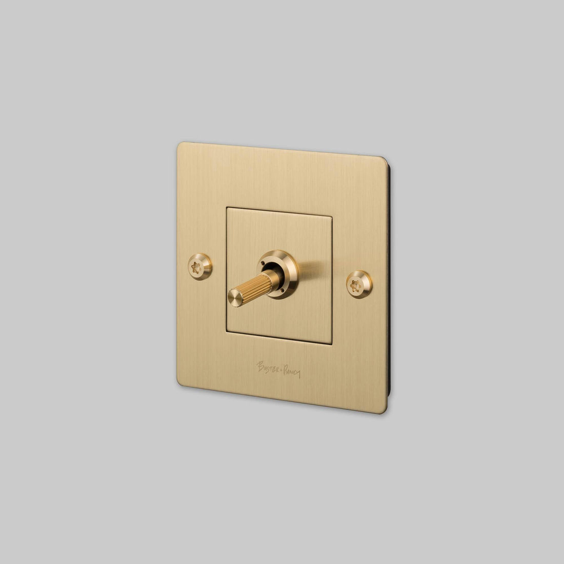 Buster + Punch 1G TOGGLE / LINEAR / WITH LOGO – BRASS