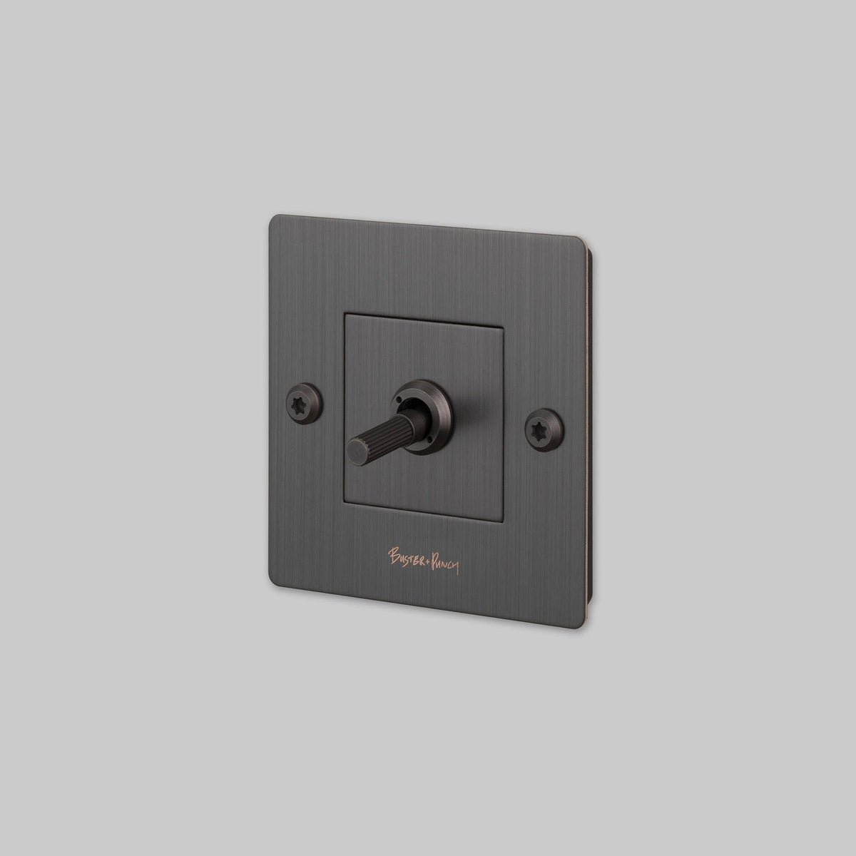 Buster + Punch 1G TOGGLE / LINEAR / WITH LOGO – SMOKED BRONZE