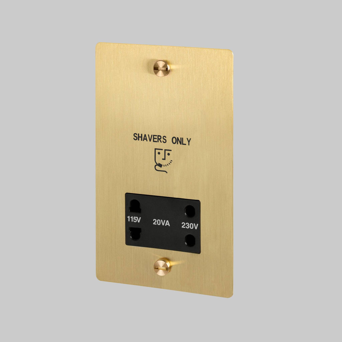 Buster + Punch shaver socket – Brass