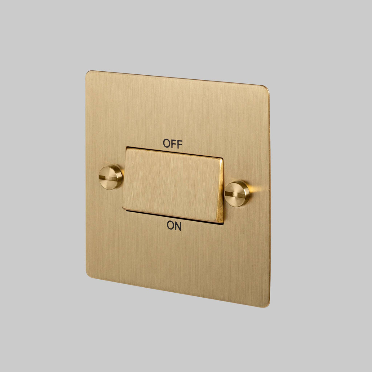 Buster + Punch fan isolator switch – Brass