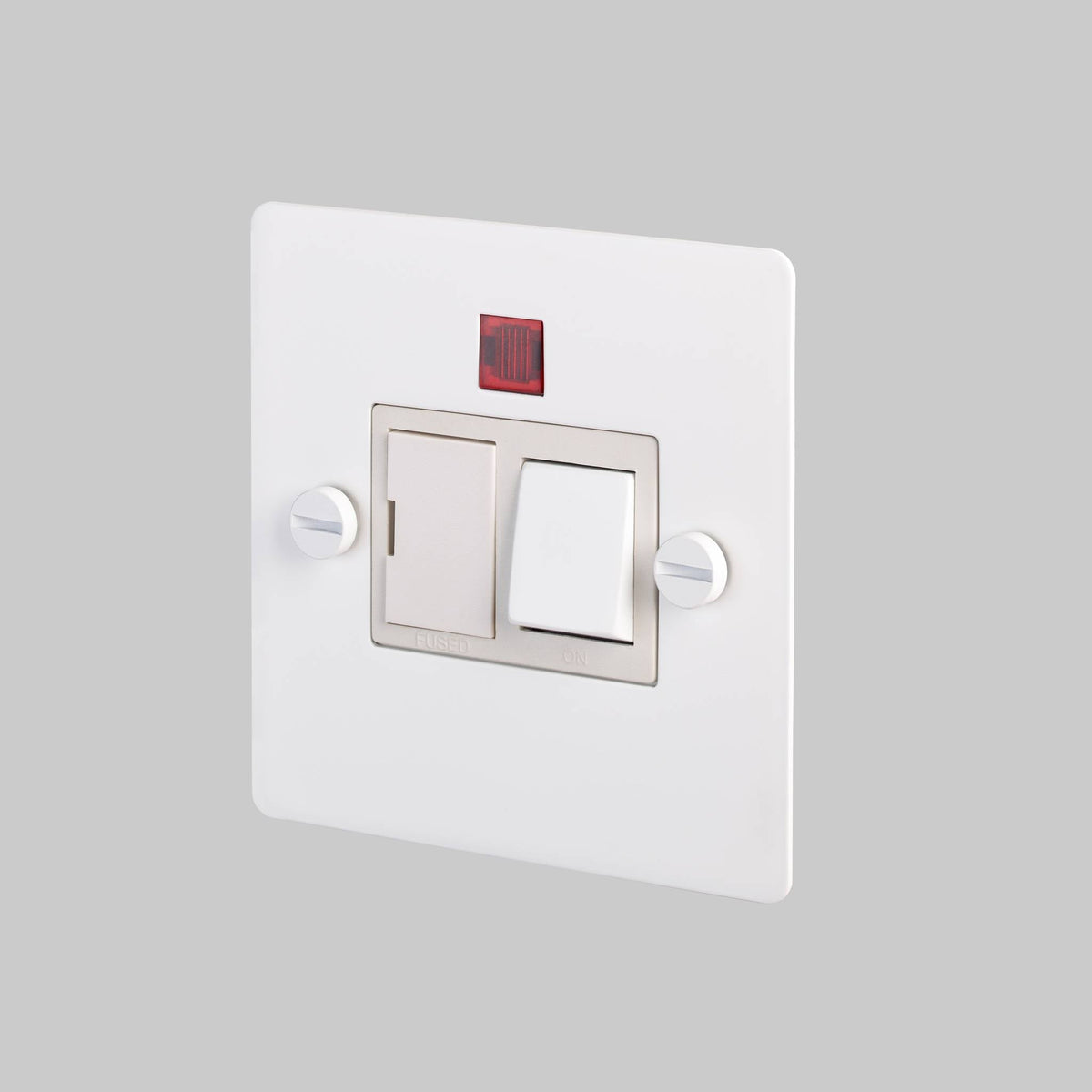 Buster + Punch switched fused spur – White