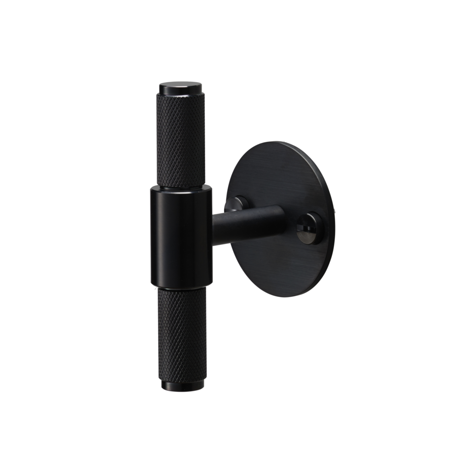T-bar plate - black
