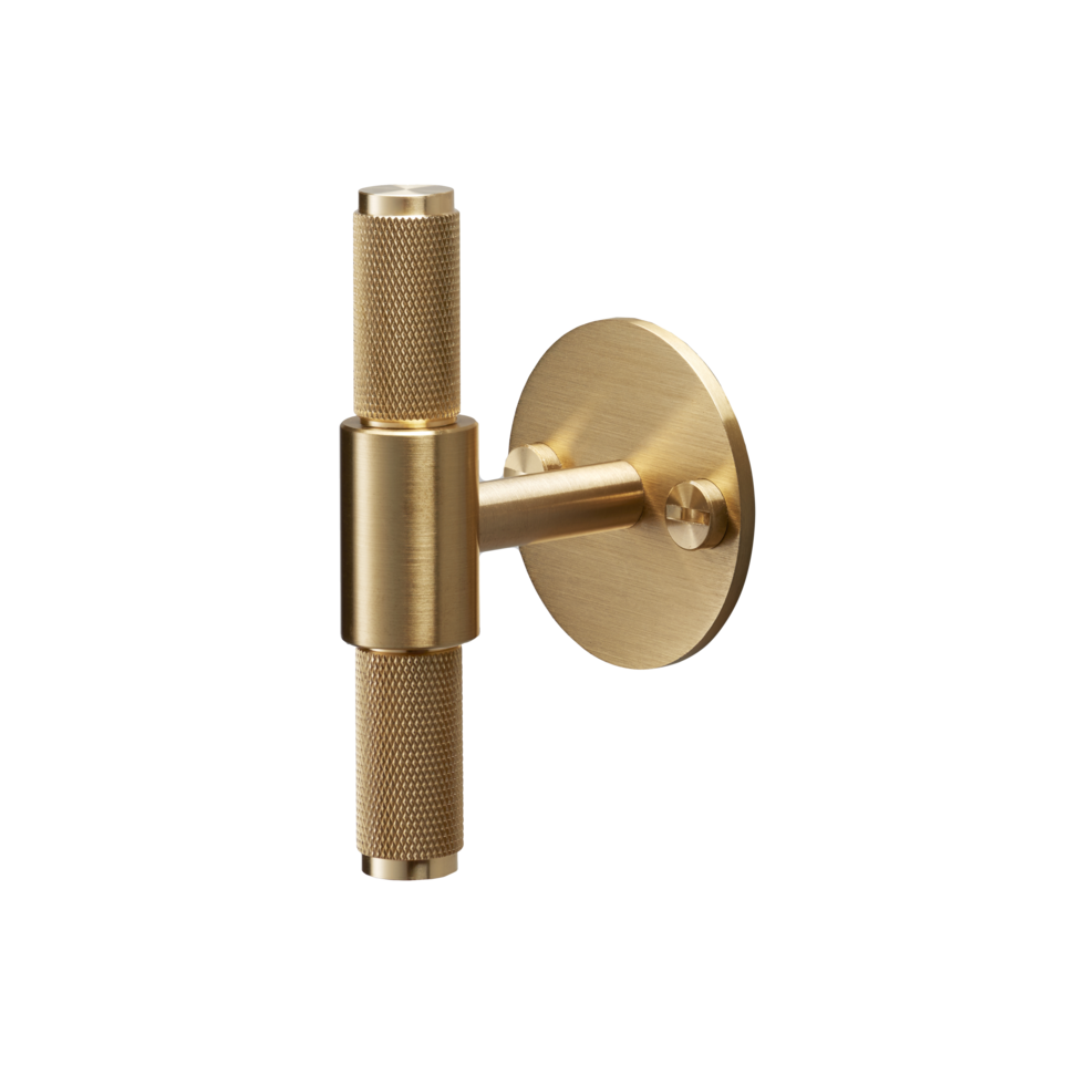 T-bar plate - brass