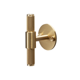 T-bar plate - brass