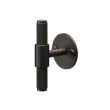 T-bar plate - smoked bronze