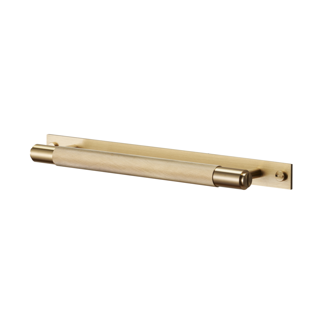 Pull bar cross plate - brass