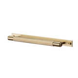 Pull bar cross plate - brass
