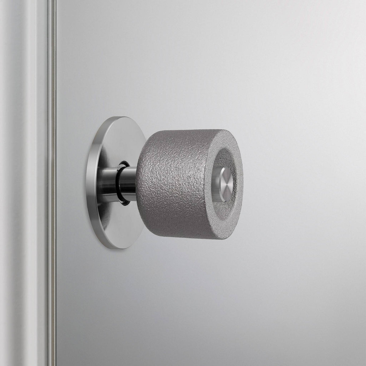 Buster + Punch door knob set / cast – steel