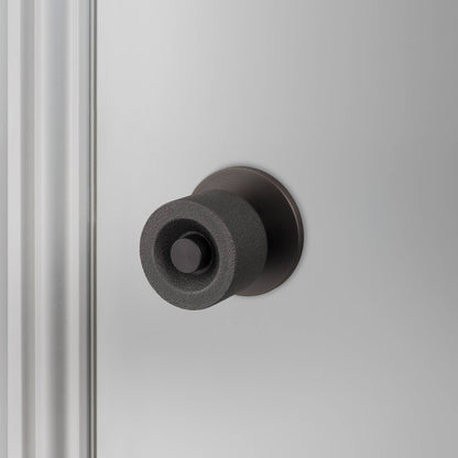 Buster + Punch door knob set / cast – smoked bronze