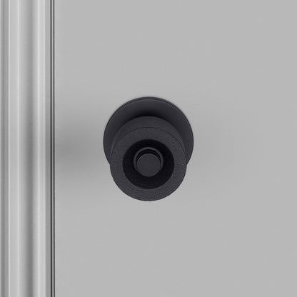 Buster + Punch door knob set / cast – welders black