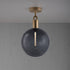 Buster + Punch Forked Ceiling / Linear / Globe / Smoked / Large / Brass