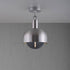 Buster + Punch Forked Ceiling / Linear / Shade / Globe / Smoked / Medium / Steel