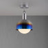Buster + Punch Forked Ceiling / Linear / Shade / Globe / Opal / Medium / Burnt Steel