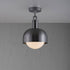 Buster + Punch Forked Ceiling / Linear / Shade / Globe / Opal / Medium / Gun Metal