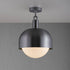 Buster + Punch Forked Ceiling / Linear / Shade / Globe / Opal / Large / Gun Metal