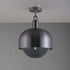 Buster + Punch Forked Ceiling / Linear / Shade / Globe / Smoked / Large / Gun Metal