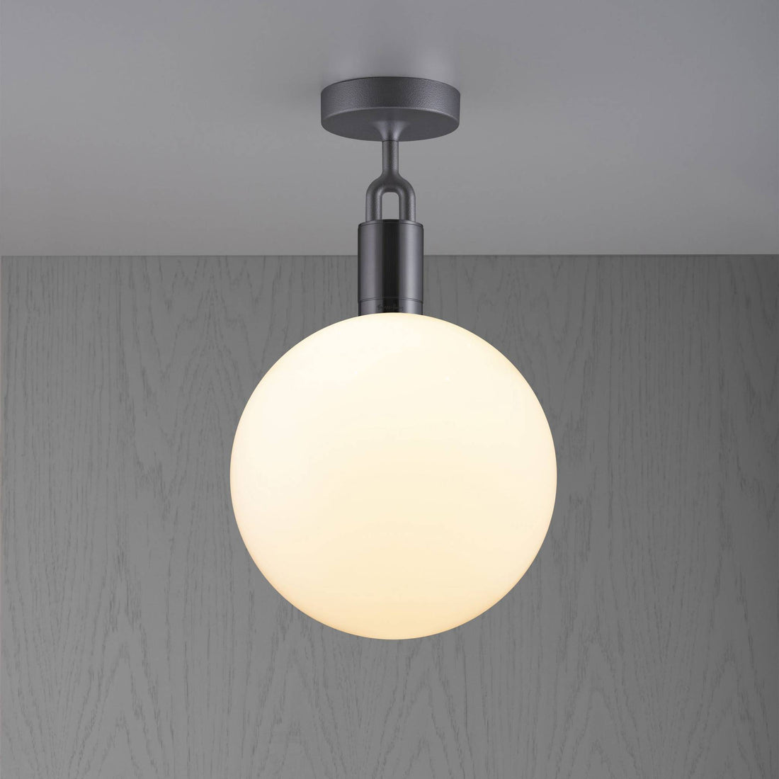 Buster + Punch Forked Ceiling / Linear / Globe / Opal / Large / Gun Metal