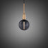 Buster + Punch Forked Pendant / Linear / Globe / Smoked / Medium / Brass