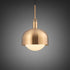 Buster + Punch Forked Pendant / Linear / Shade / Globe / Opal / Large / Brass