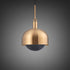 Buster + Punch Forked Pendant / Linear / Shade / Globe / Smoked / Large / Brass