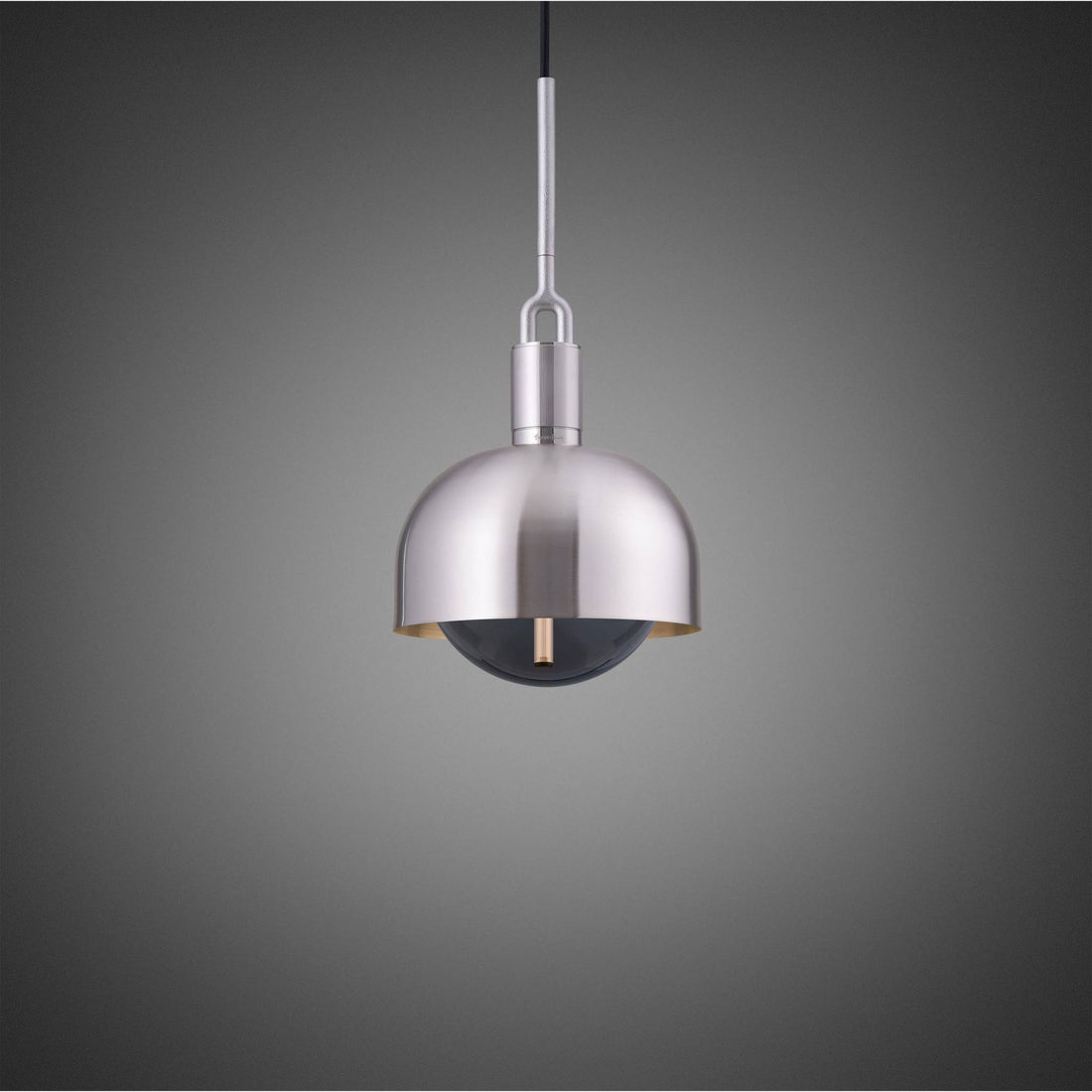Buster + Punch Forked Pendant / Linear / Shade / Globe / Smoked / Medium / Steel