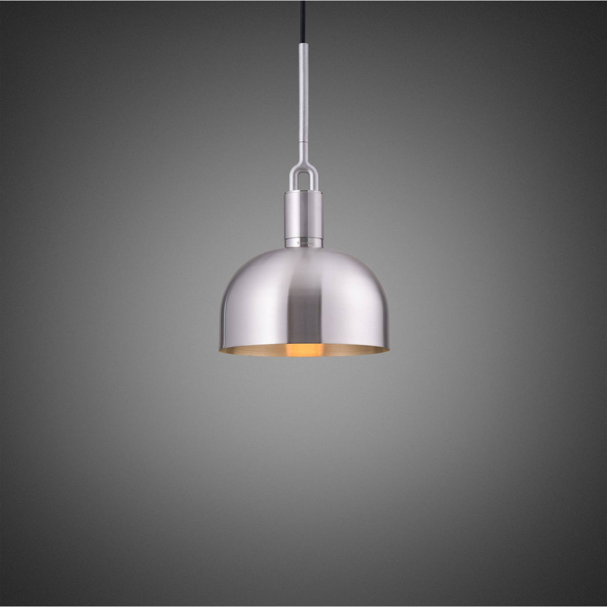 Buster + Punch Forked Pendant / Linear / Shade / Medium / Steel