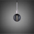Buster + Punch Forked Pendant / Linear / Globe / Smoked / Medium / Steel