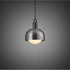 Buster + Punch Forked Pendant / Linear / Shade / Globe / Opal / Medium / Gun Metal