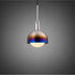 Buster + Punch Forked Pendant / Linear / Shade / Globe / Opal / Medium / Burnt Steel